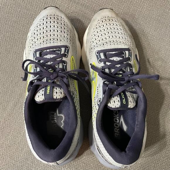 Brooks Women's Glycerin 20 Neutral Running Shoe - Light Blue/Peacoat/Nightlife - - Picture 7 of 13